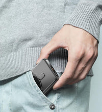 Eddibox Magsafe Powerbank 10,000mAh mit Integriertem USB-C+ Lighting Kabel 20W PD Schnellladung LED Display, iPhone Powerbank Magsafe Faltbarer Ständer für iPhone 16/15/14/13,Apple Watch, AirPods